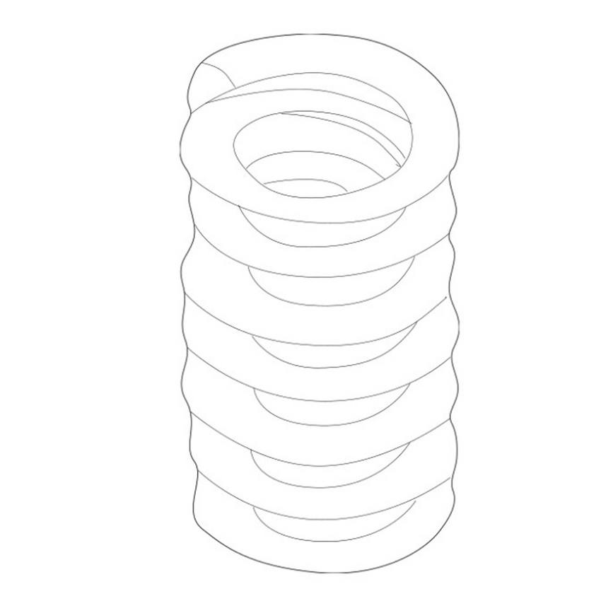 Audi Coil Spring - Front 8D0411105BM